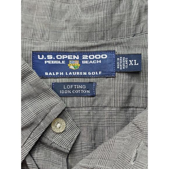 Vintage U.S Open 2000 Pebble Beach Ralph Lauren Long Sleeve Button Up Men's XL - Picture 3 of 4